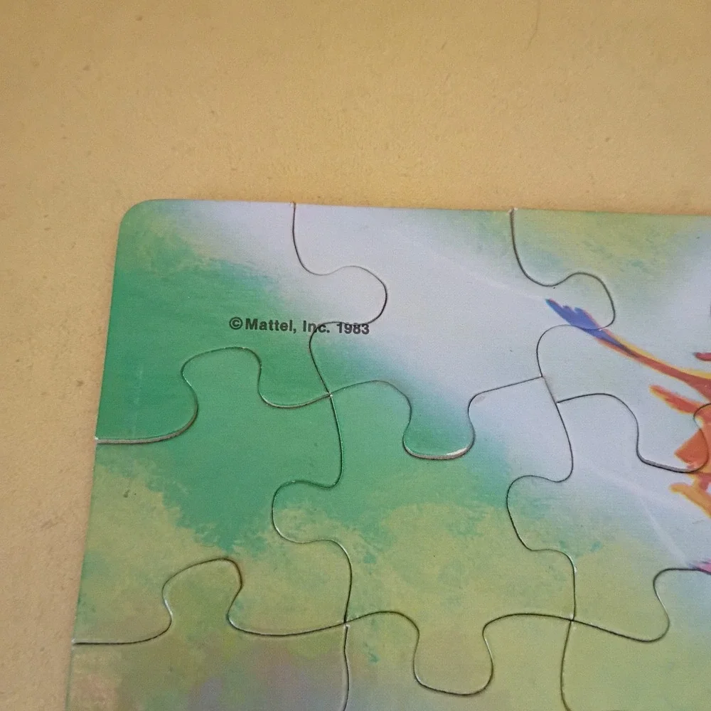 Vintage 80's Masters of the Universe He-Man Golden Jigsaw Puzzle Lot (1 Missing)